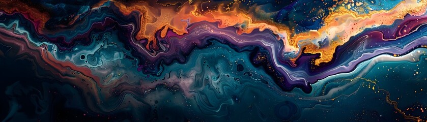 Surreal Microscopic Landscapes of Alien Terrain with Vibrant Organic Textures and Colors