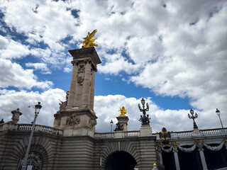 Obraz premium Pont Alexandre III bridge in Paris, France