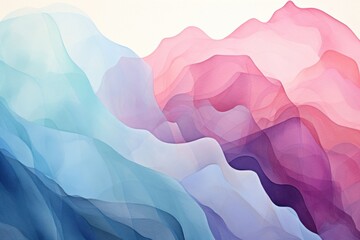 Colorful Pastel watercolor brush stokes background.