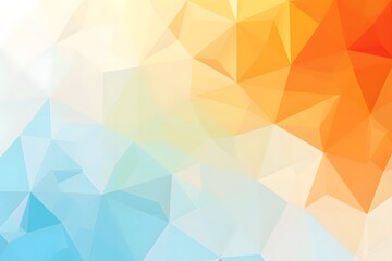 Obraz premium Colorful Low Poly Geometric Background with Gradient Transition