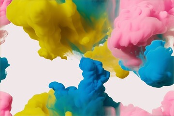 Colorful rainbow holi paint color powder explosion background