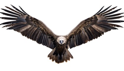 Obraz premium Majestic Vulture Soaring High in the Sky