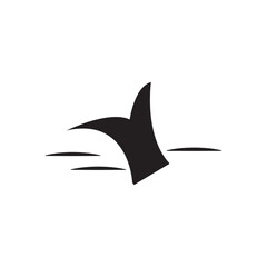 whale tail logo icon