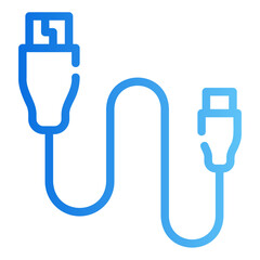 usb sport gradient icon