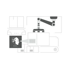 Machine learning illustration
