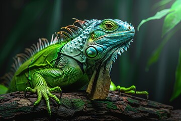 Fototapeta premium Close ups of lizards