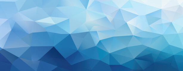 Fototapeta premium Abstract Blue Geometric Polygonal Background