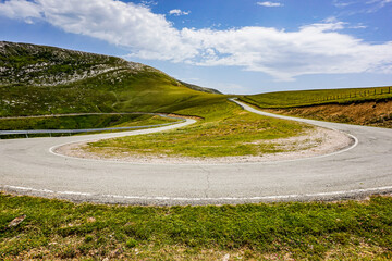 Road in the Pyrenees of Spain