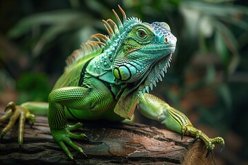 Close ups of lizards