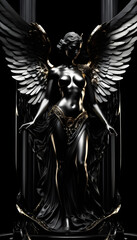 Fototapeta premium angel with wings
