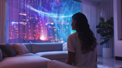 The person can also control music and entertainment systems creating a fully immersive experience in their home.