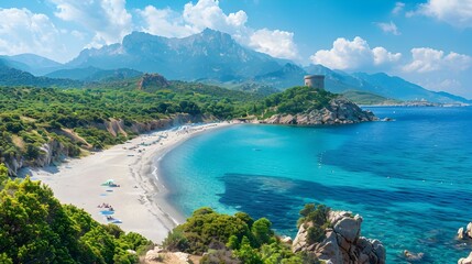 Breathtaking Seaside Vistas of the Idyllic Corsican Coastline