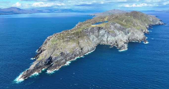 Ireland Epic Locations drone panorama of Sheep&rsquo;s Head Peninsula in Bantry Bay West Cork beautiful places