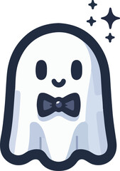 Fototapeta premium Artificial intelligence creation of ghost illustrations. 