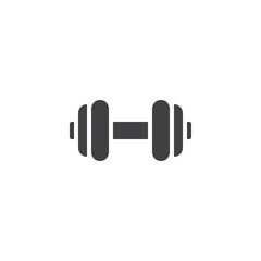 Obraz premium Dumbbell vector icon