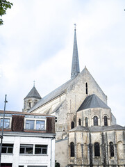 Traditional Cathedral building in Poitiers, France