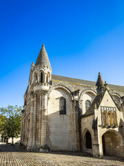 Traditional Cathedral building in Poitiers, France