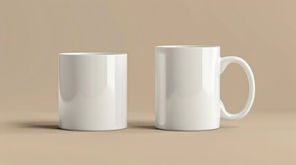 Obraz premium Happy Female Courier Holding Big Box on Vibrant Yellow Background with Copy Space.