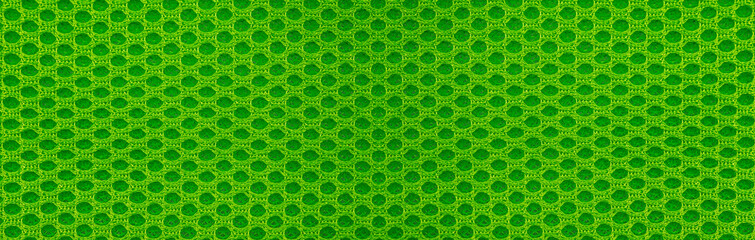 Closeup Green color fabric texture