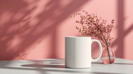 Happy Female Courier Holding Big Package on Yellow Background with Copy Space