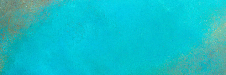 Emerald green and rusty texture background, abstract backdrop for design, top view, copy space, banner