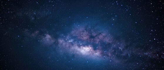 Fototapeta premium Starry Night Sky with the Milky Way Galaxy