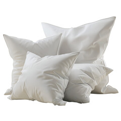 Stack of Pillows, Isolated on a Transparent Background, Graphic Resource