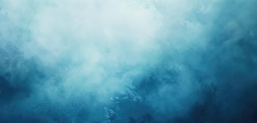 Serene Blue Abstract Watercolor Background Design