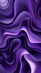Obraz premium Vibrant Purple Waves, Abstract Background
