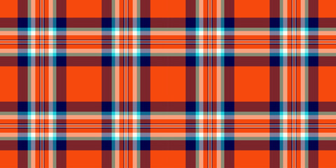 Crease tartan vector plaid, repetition check seamless pattern. Paper textile texture background fabric in red and pastel colors.