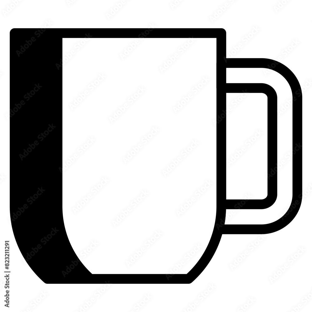 Sticker mug icon