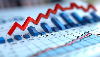 Picture a companys stock prices rising sharply, reflecting its strong performance and market confidence