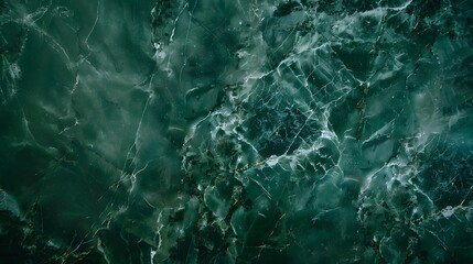 Naklejka premium Dark Green Marble Background with Emerald Texture