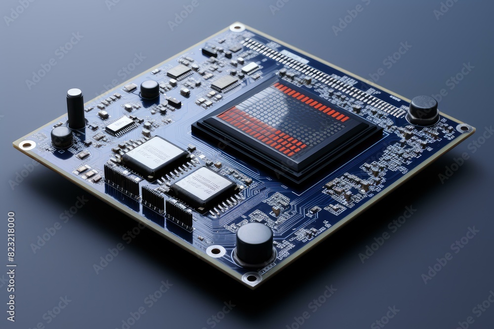 Poster robust system network processor. internet network. generate ai