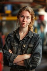 Fototapeta premium female mechanic