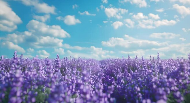 lavender field with sky