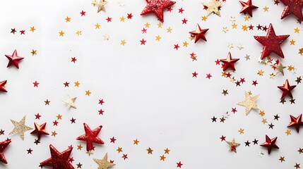 USA flag with star illustration