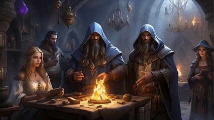 Wizard Army Guild Fantasy concept
