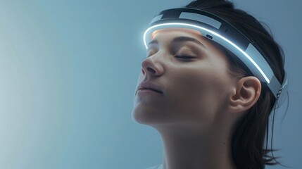 A smart headband with builtin EEG sensors measuring brain activity and alerting the user when they are reaching their maximum focus potential.