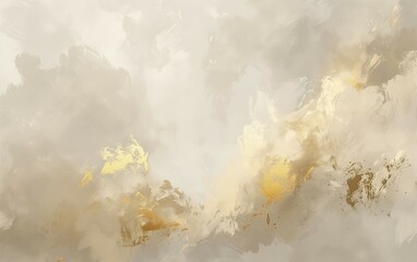 Closeup of white and golden marble background, light and  beige, intricate landscape wallpaper.