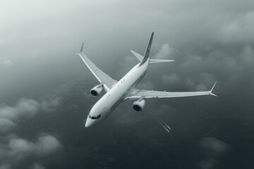 Obraz premium Airplanes flying in the air