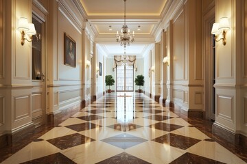Classical Corridor Interior