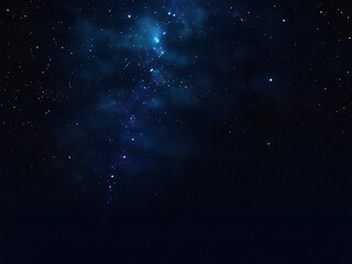Obraz premium Space abstract background. blue star field of the milky way galaxy.