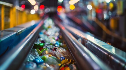 The tour then takes us to the waste management section where advanced recycling systems are used to minimize the stations environmental impact.