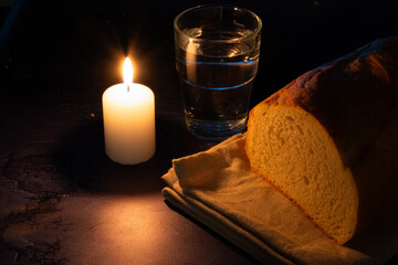 still life with candle