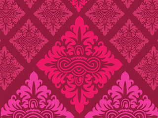 Indonesian geometric batik motifs with Balinese flower patterns, exclusive and classic, are suitable for various purposes. EPS VECTOR 10