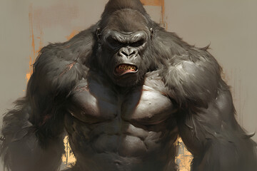 king kong rampage vector style