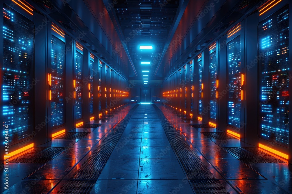 Poster big data computer room