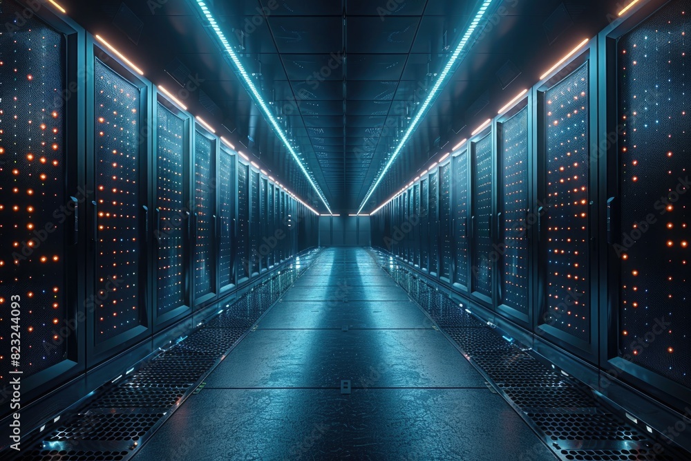 Poster big data computer room