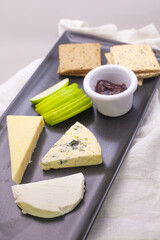 cheese and crackers board